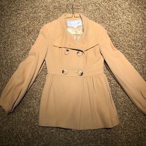 Tan Camel Pea Coat